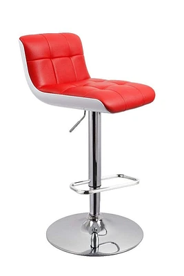 Maestro Gas-lift Barstool - Red - Greater Vancouver Furniture