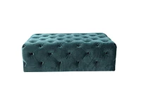 Maja Ottoman - Teal - Greater Vancouver Furniture