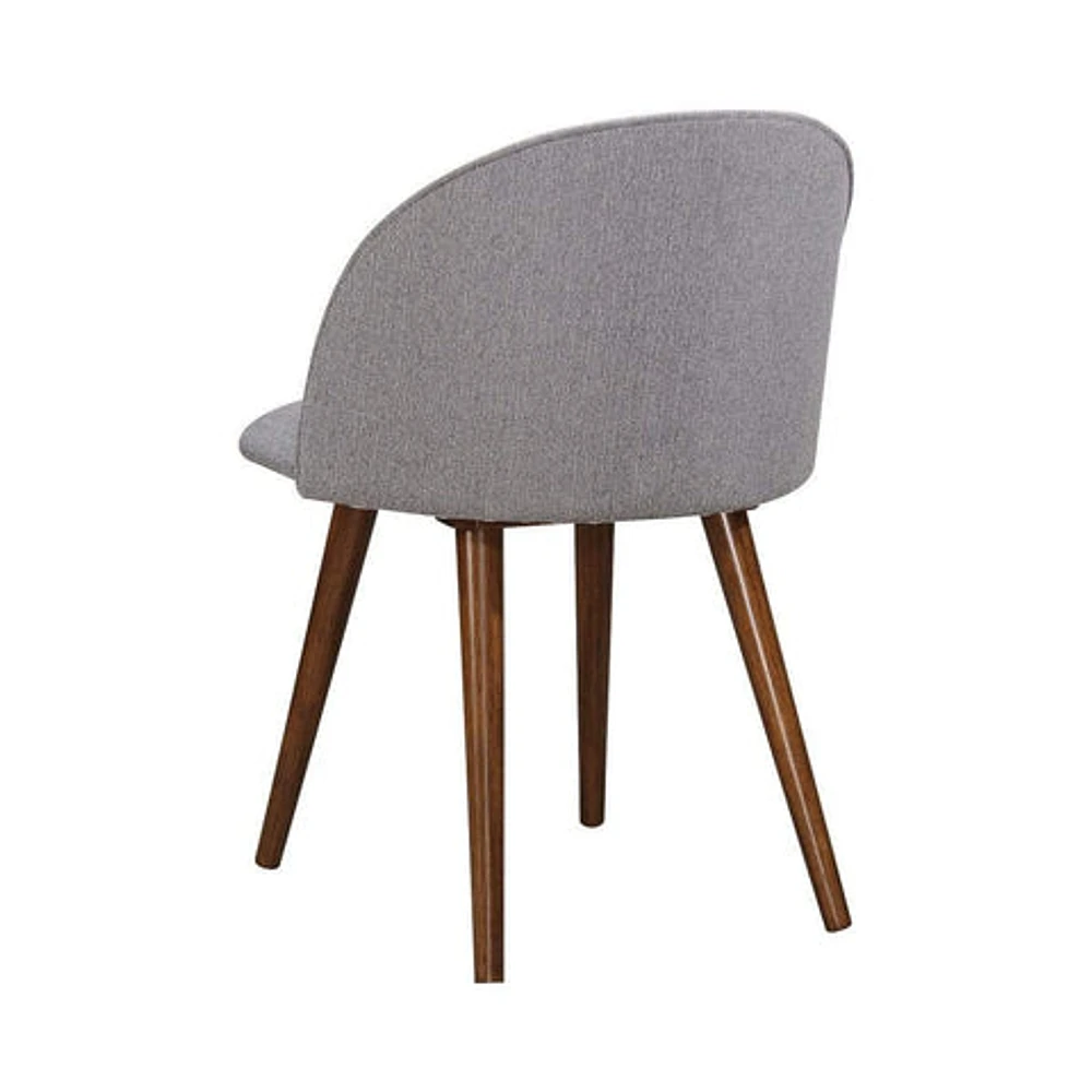 Malone Upholstered Dining Chair Grey - Greater Vancouver Furniture