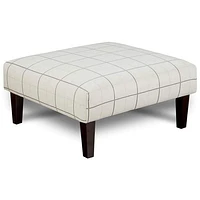 Manhattan Fabric Square Ottoman