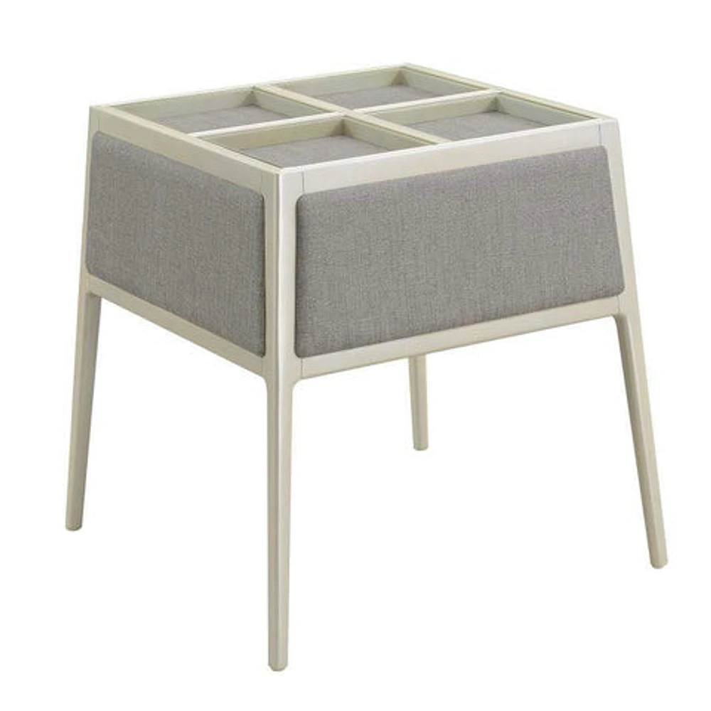 Marcella END TABLE WITH TEMPERED GLASS - Greater Vancouver Furniture