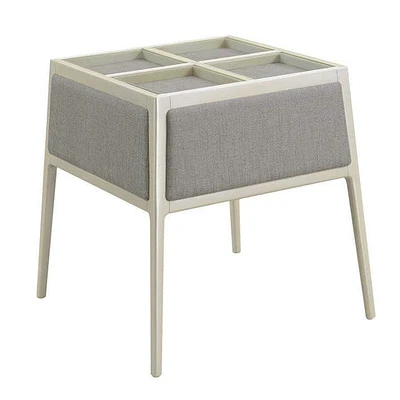 Marcella END TABLE WITH TEMPERED GLASS - Greater Vancouver Furniture