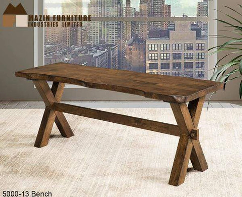 Mazin Live Edge Dining Bench 5000 - Greater Vancouver Furniture