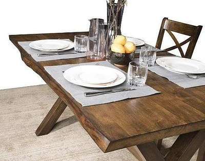 Mazin Live Edge Dining Table 5000 - Greater Vancouver Furniture