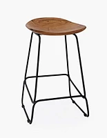 Nature's Edge Backless Stool - Natural - Greater Vancouver Furniture