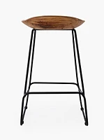 Nature's Edge Backless Stool - Natural - Greater Vancouver Furniture