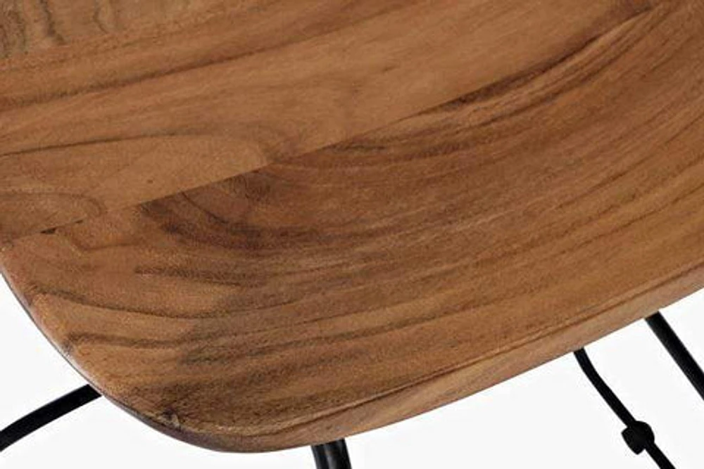 Nature's Edge Backless Stool - Natural - Greater Vancouver Furniture