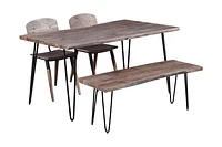 Natures edge dining bench 48" - Slate - Greater Vancouver Furniture