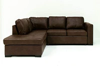 Sabrina Sectional Sleeper With Storage - Wow Mocha