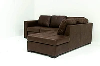 Sabrina Sectional Sleeper With Storage - Wow Mocha