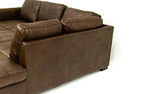 Sabrina Sectional Sleeper With Storage - Wow Mocha