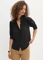 Stand Collar Blouse