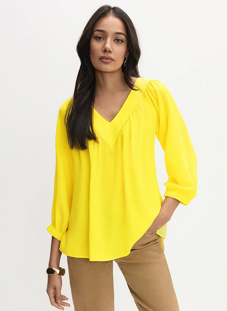 Joseph Ribkoff - Textured 3/4 Sleeve Blouse