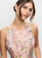 Floral Jacquard Dress