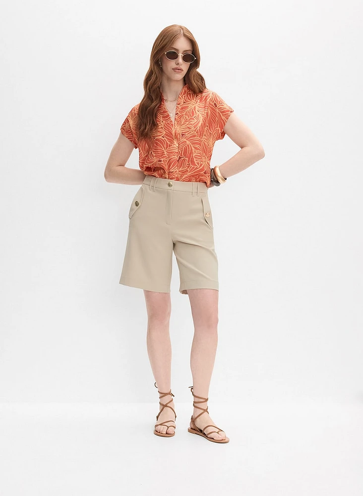 Flap Pocket Shorts