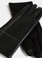 Contrast Stitch Gloves