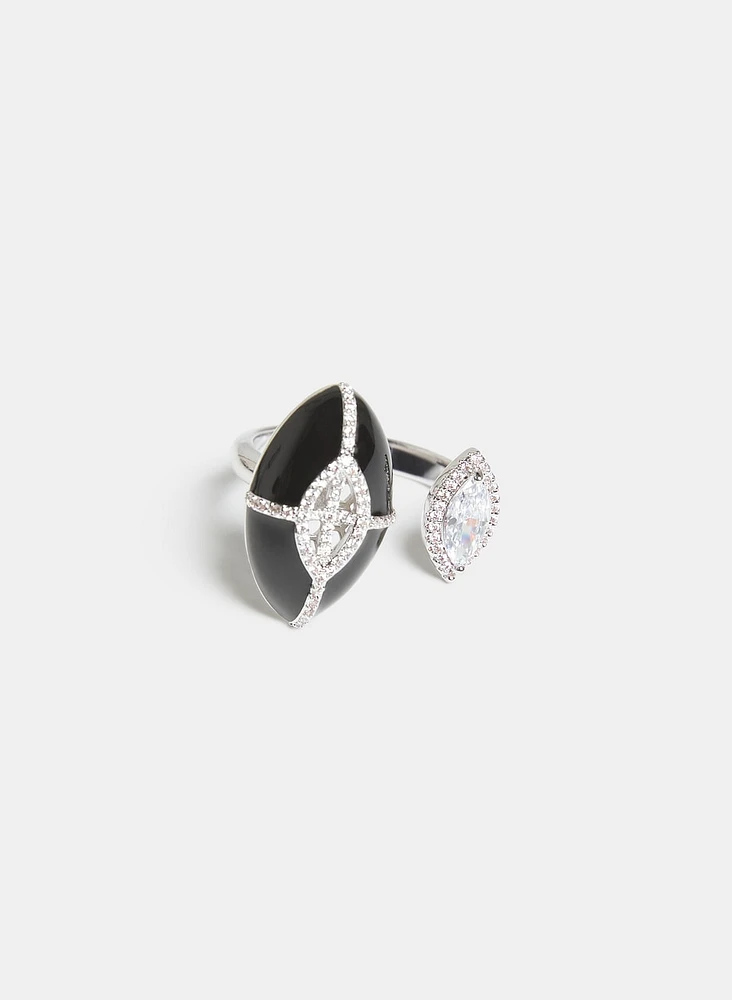 Cubic Zirconia Crystal Ring
