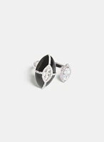 Cubic Zirconia Crystal Ring