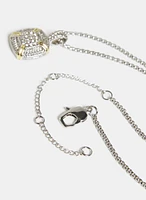 Collier à pendentif carré