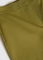 Cropped Slim-Leg Pants
