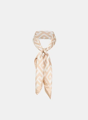 Geometric Print Square Scarf