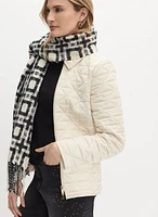 Manteau matelassé à ceinture