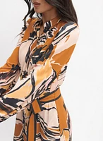 Floral Shirt Dress