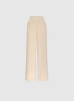 Wide Leg Pintuck Pants