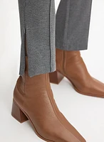 Pantalon droit à plis avant