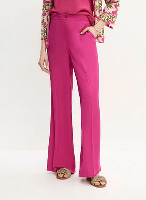 Satin Wide Leg Pants