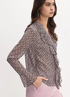 Blouse à volants