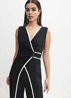 Joseph Ribkoff - Contrast Trim Jumpsuit