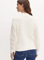 Open Knit Sweater