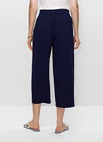 Pantalon ceinturé à enfiler