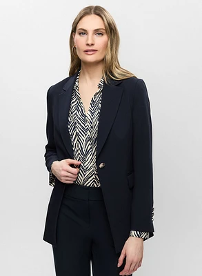 Single-Button Blazer