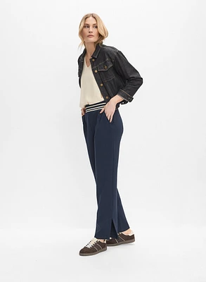 Veste en denim et pantalon en molleton