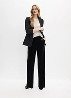 Rolled Sleeve Jacket & Soho Velvet Pants