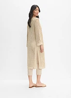 Joseph Ribkoff - Metallic Open Weave Cardigan