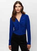 Long Sleeve Ruched Top