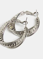 Intertwined Hoop Earrings