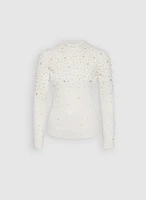 Pearl Embellished Sweater