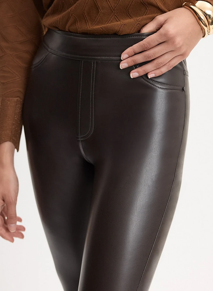 Kayla Vegan Leather Pants