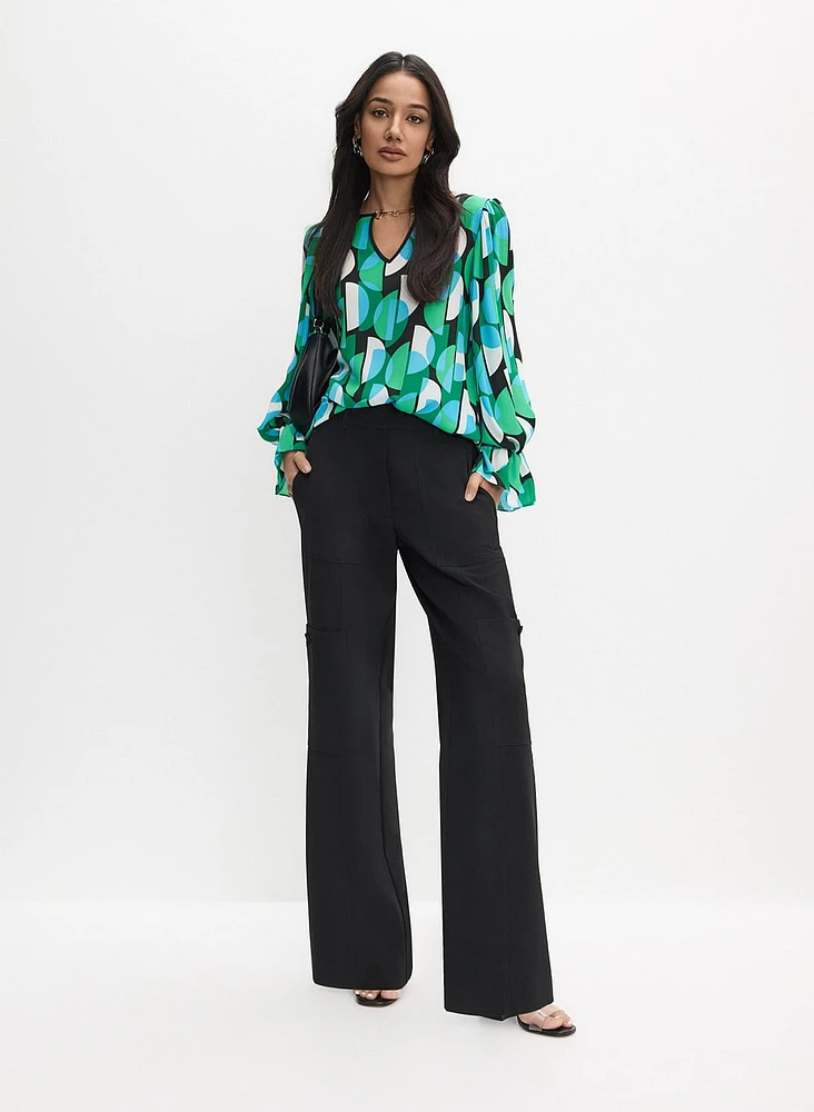 Joseph Ribkoff - Geometric Print Blouse