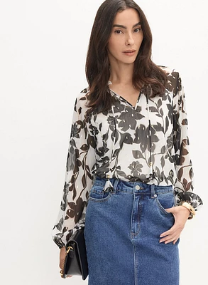 Floral Print Blouse