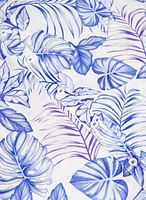 Leaf Print Linen Dress