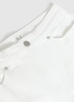 Denim Slim-Leg Capris