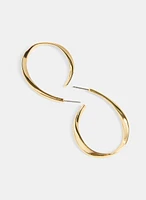 Curved Hoop Earrings