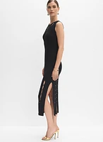 Joseph Ribkoff - Robe à billes en tricot côtelé
