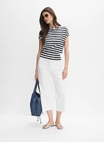 Smocked Hem T-Shirt