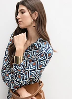 Abstract Print Top